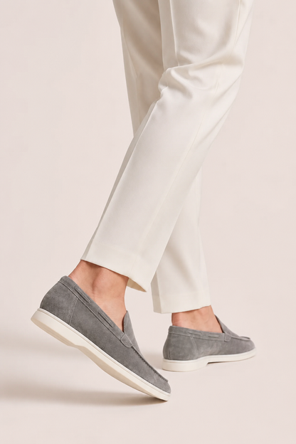 The Soriano Suede Loafer Grey