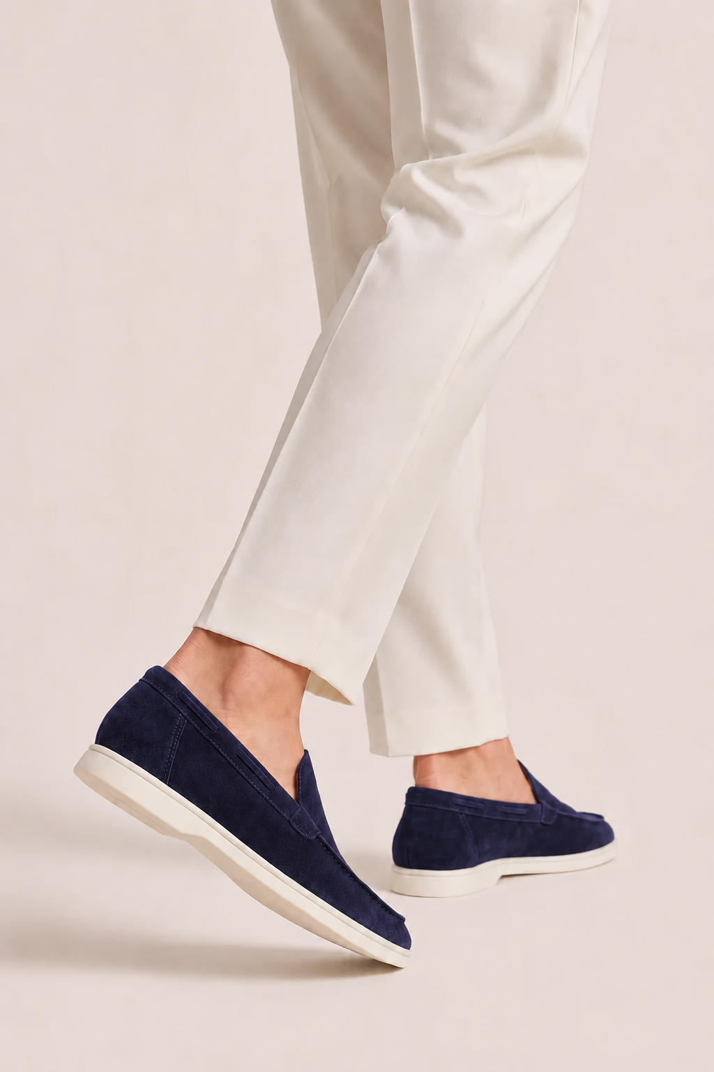 The Soriano Suede Loafer Navy