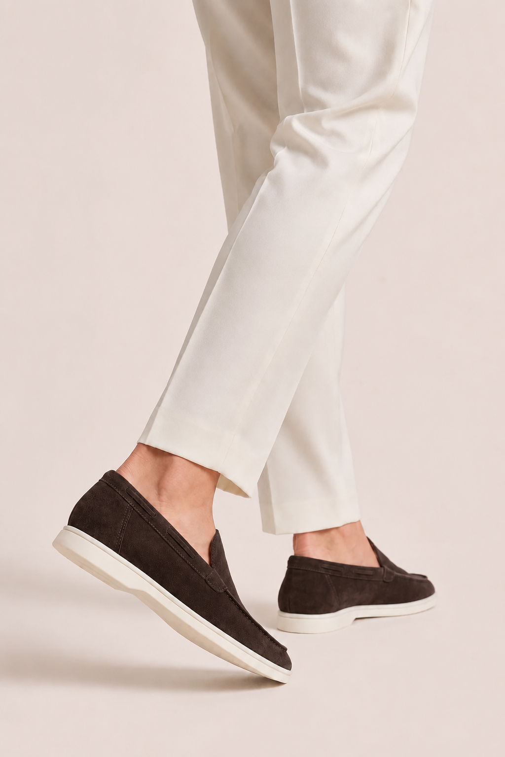 The Soriano Suede Loafer Coffee Brown