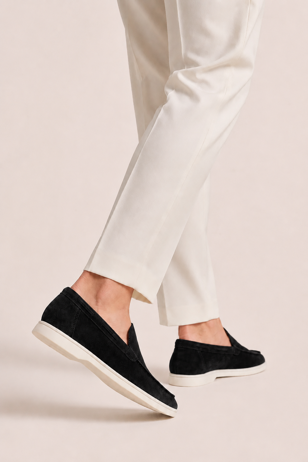 The Soriano Suede Loafer Black