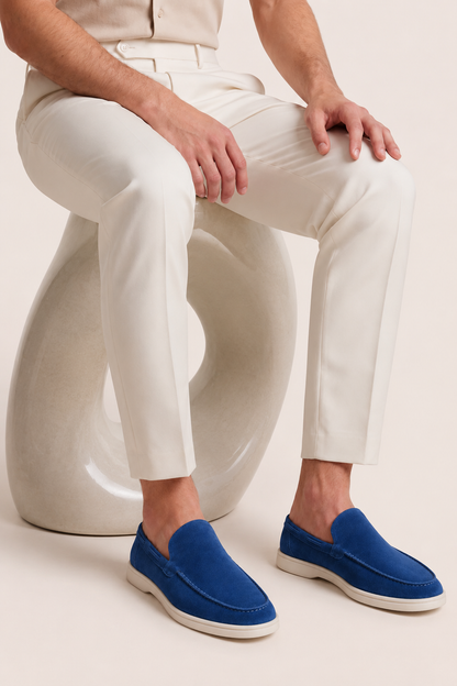 The Soriano Suede Loafer Royal Blue