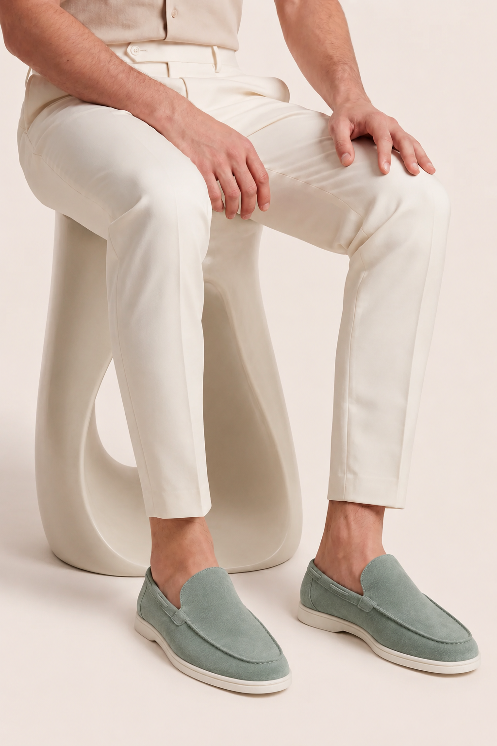 The Soriano Suede Loafer Sea Blue