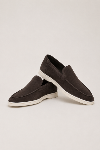 The Soriano Suede Loafer Coffee Brown