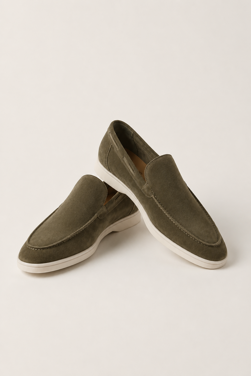The Soriano Suede Loafer Olive