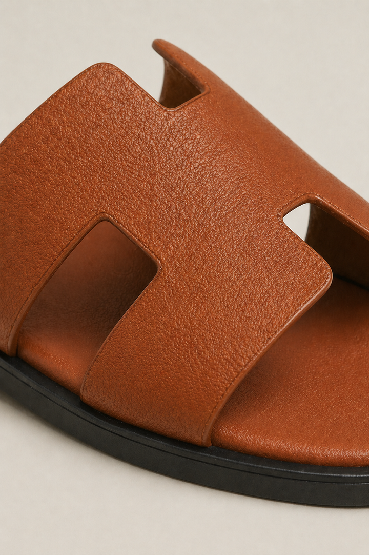 The Soriano Leather Sandal Brown