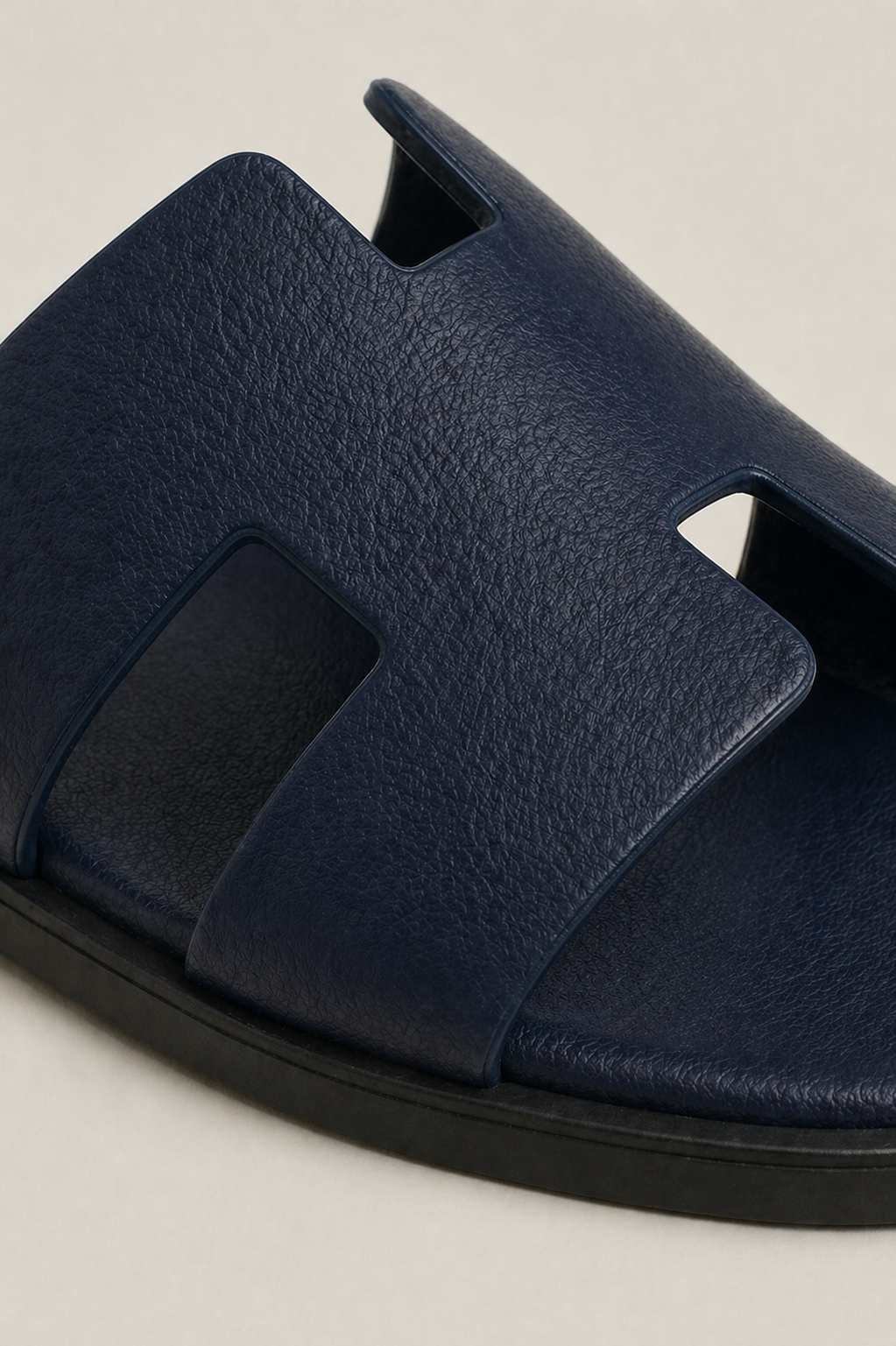 The Soriano Leather Sandal Blue