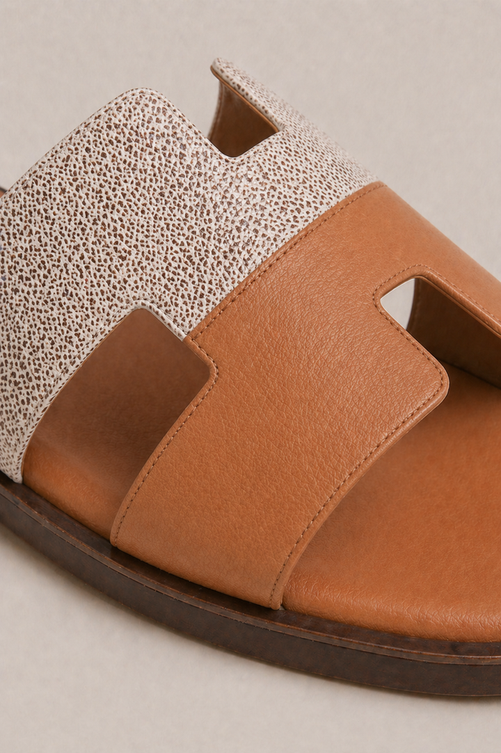The Soriano Leather Sandal Brown/Tan