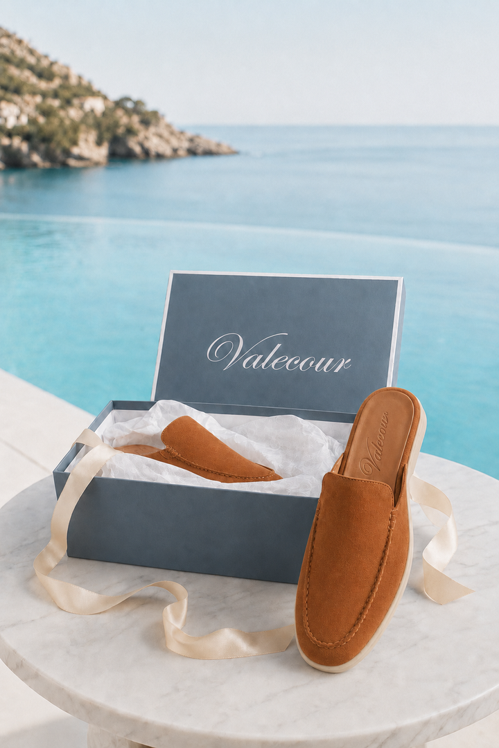 The Soriano Milano Suede Mule — Tan