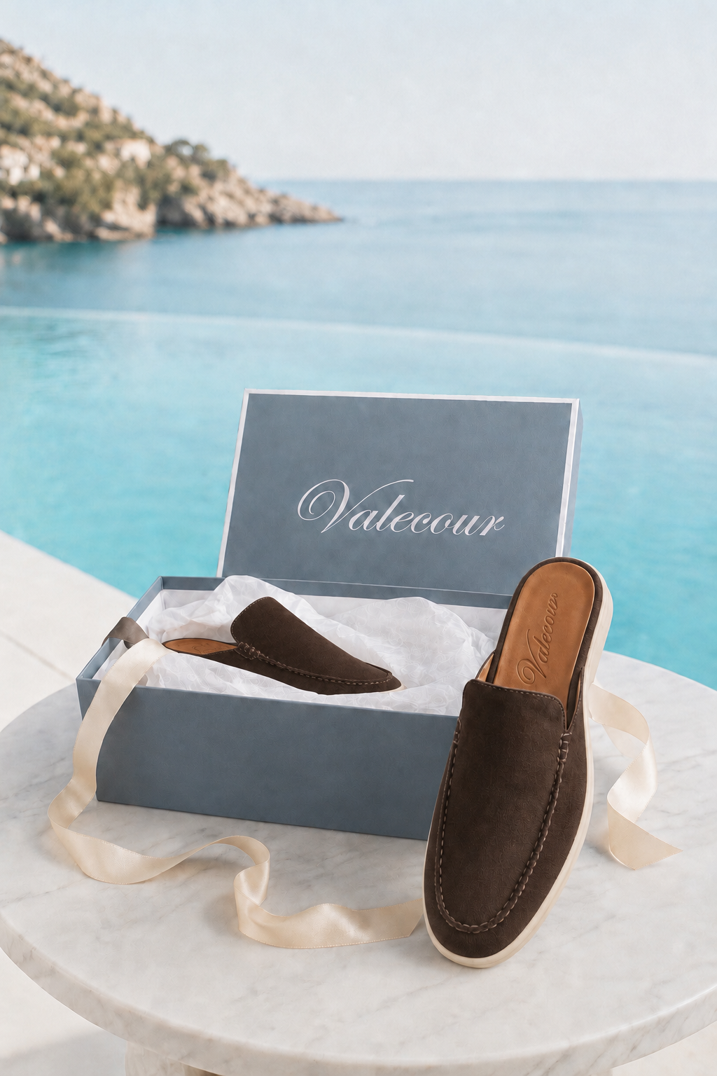 The Soriano Milano Suede Mule — Brown