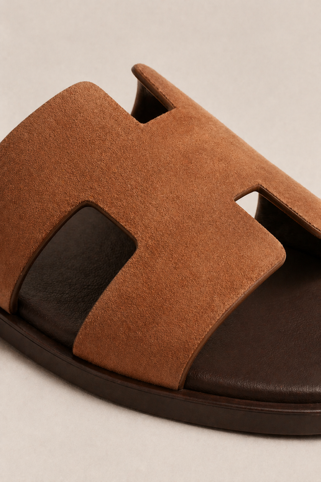The Soriano Suede Sandal Brown