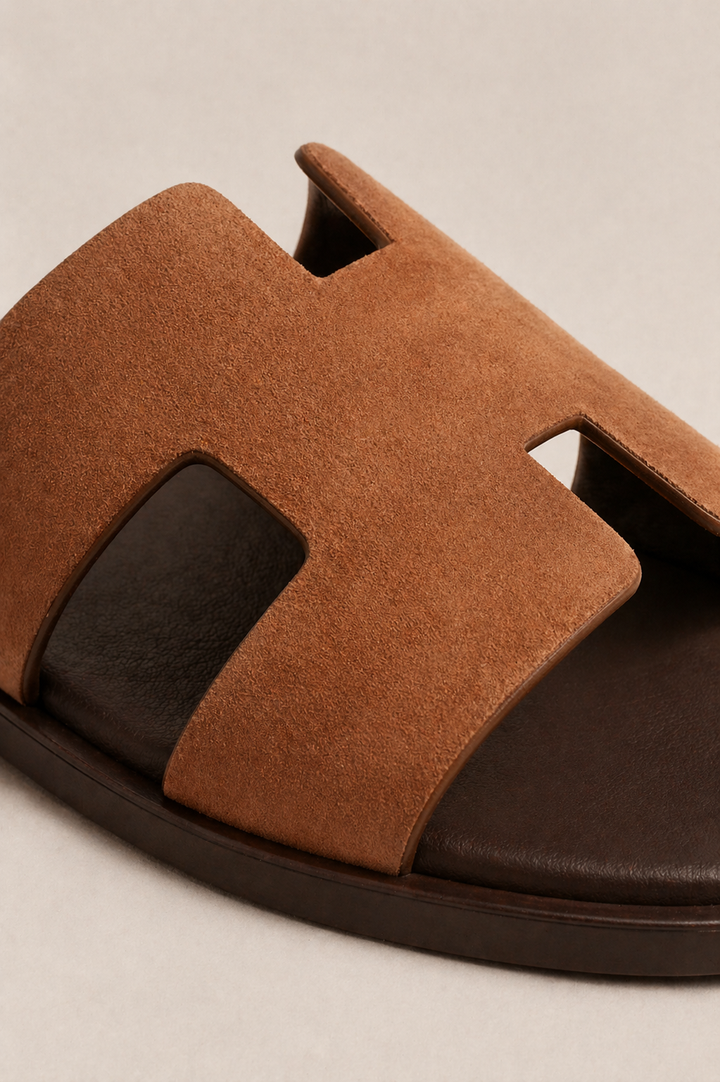 The Soriano Suede Sandal Brown