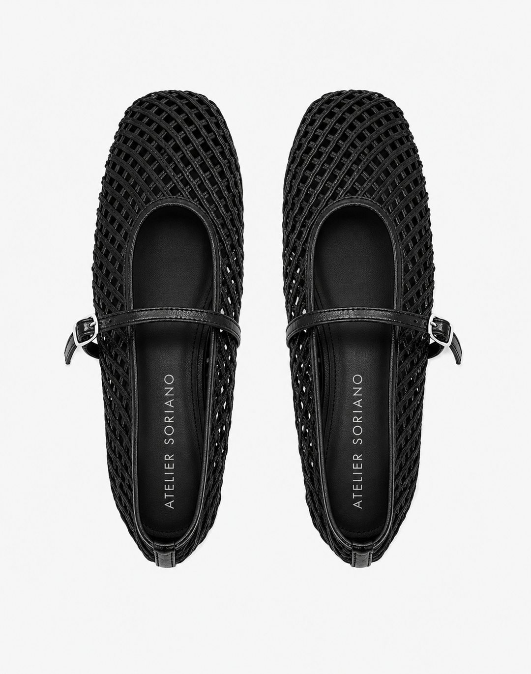 The Soriano Woven Mesh Ballet Flat