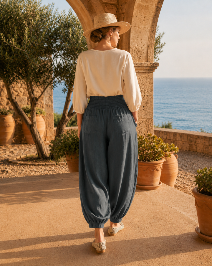The Riviera Comfort balloon Pants – Charcoal