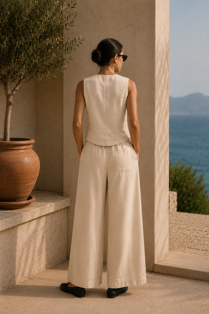 The Riviera Linen Co-ord Set