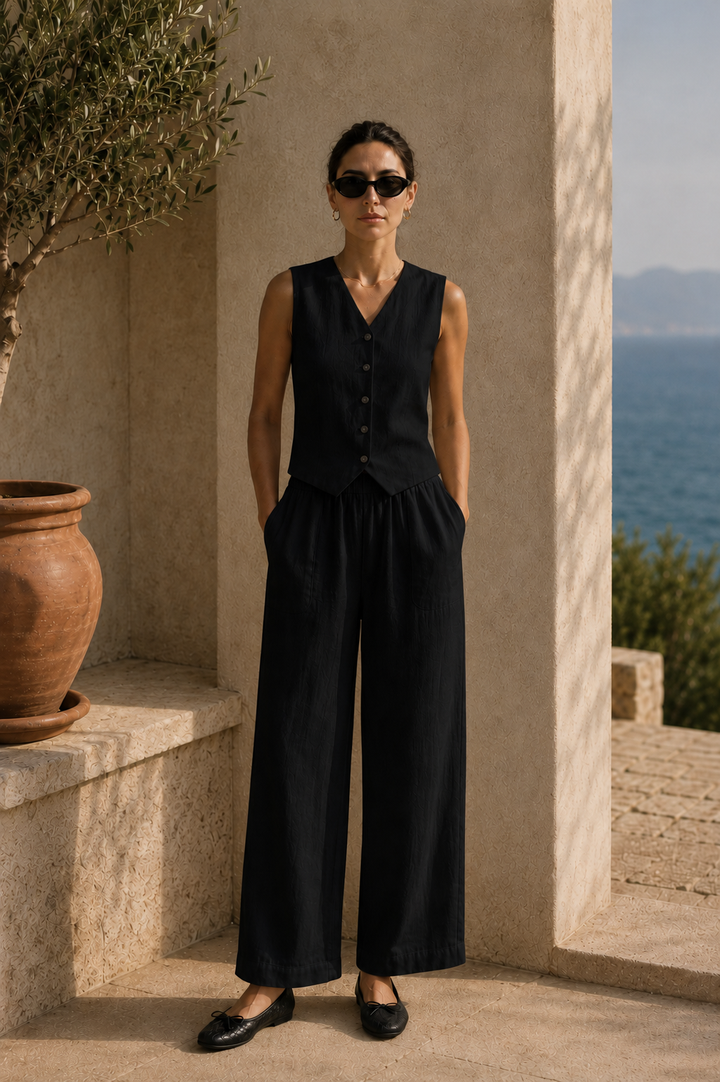 The Riviera Linen Co-ord Set