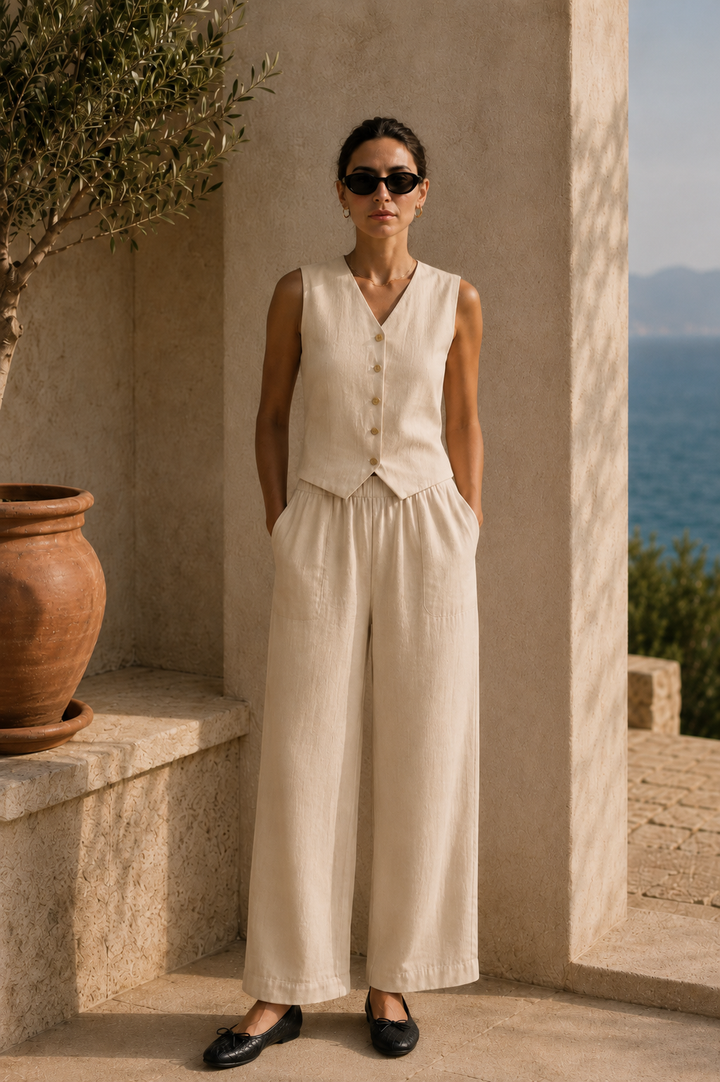 The Riviera Linen Co-ord Set