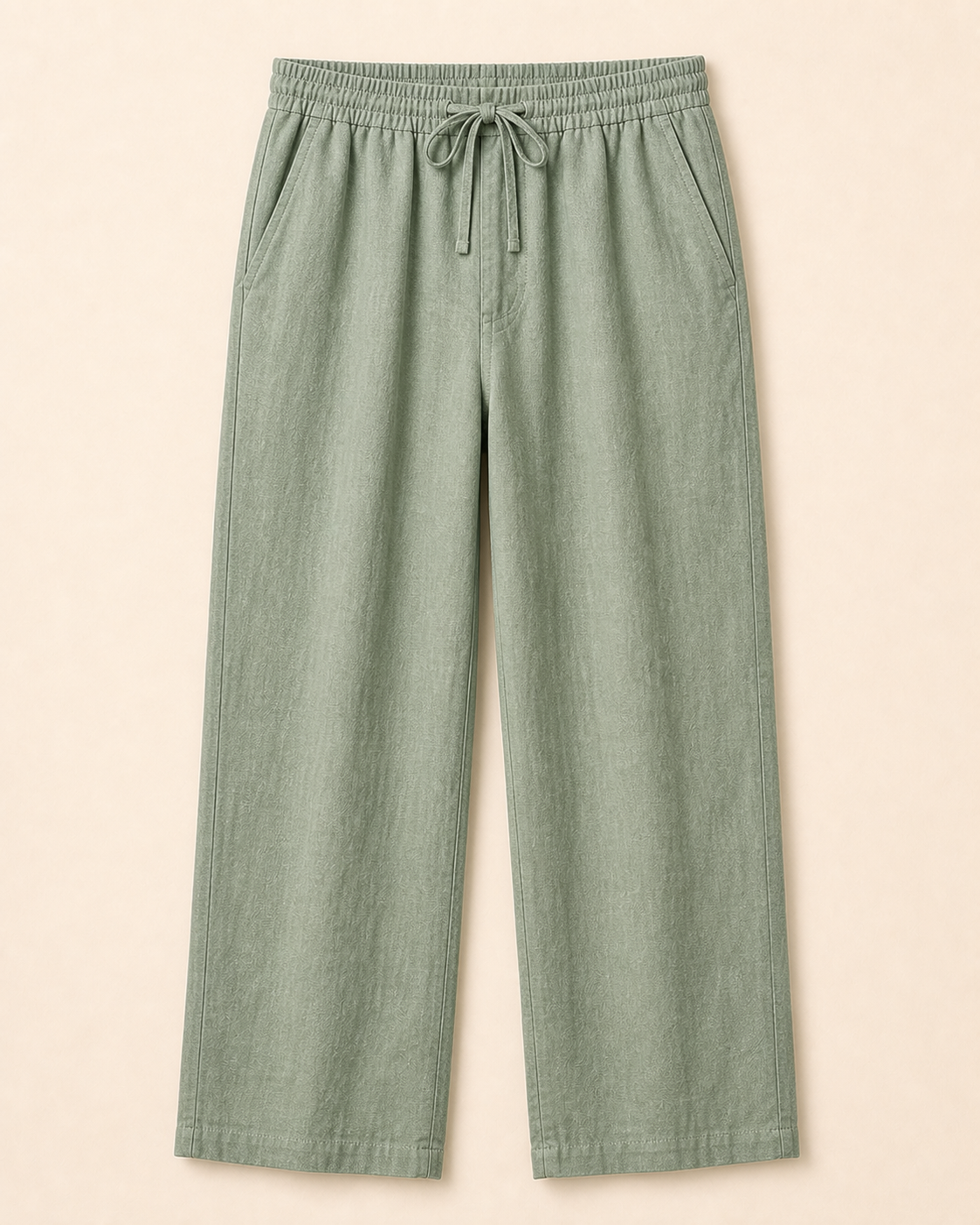 The Riviera Linen-Blend Drawstring Trouser