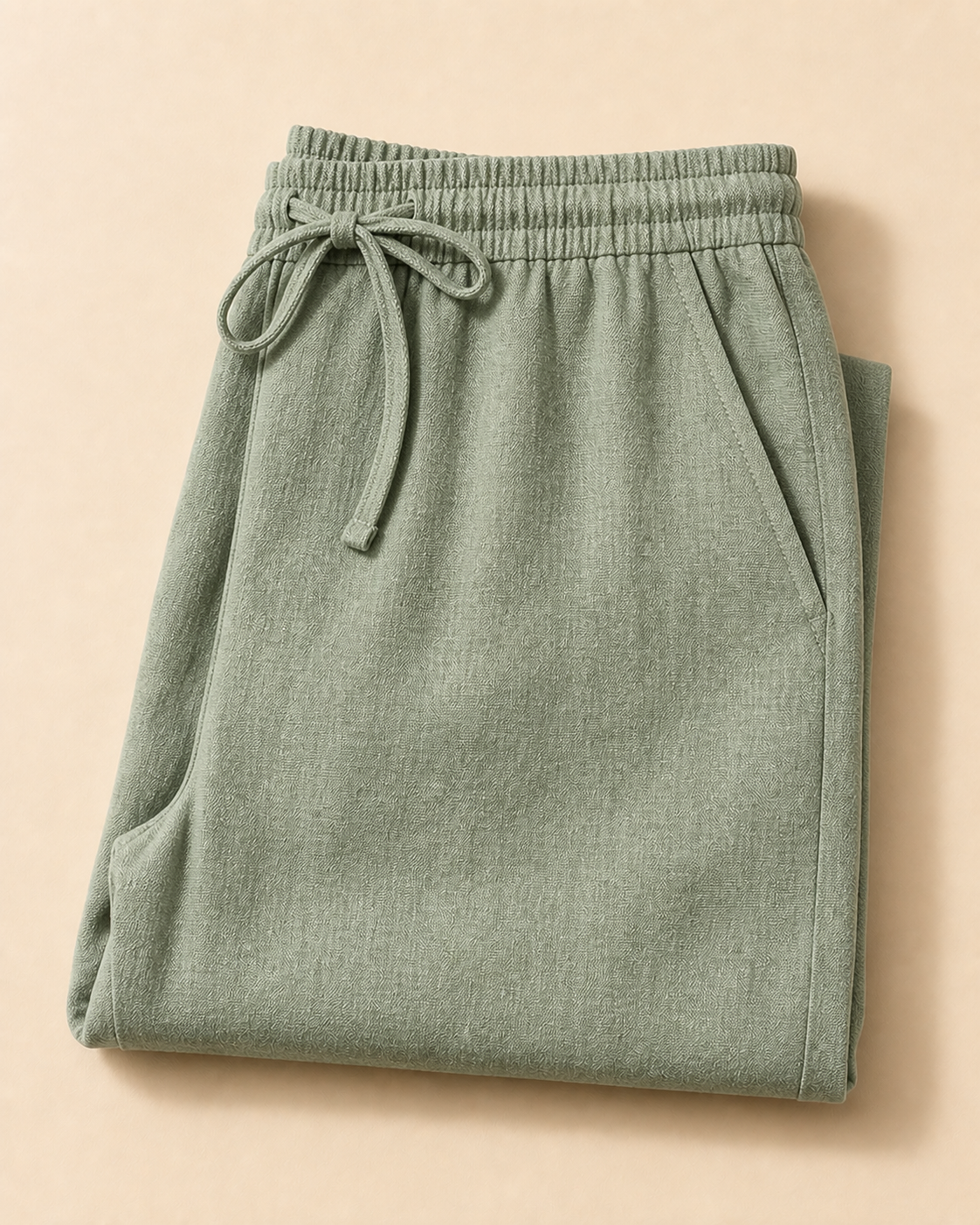 The Riviera Linen-Blend Drawstring Trouser