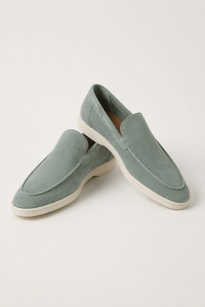 The Soriano Suede Loafer Sea Blue
