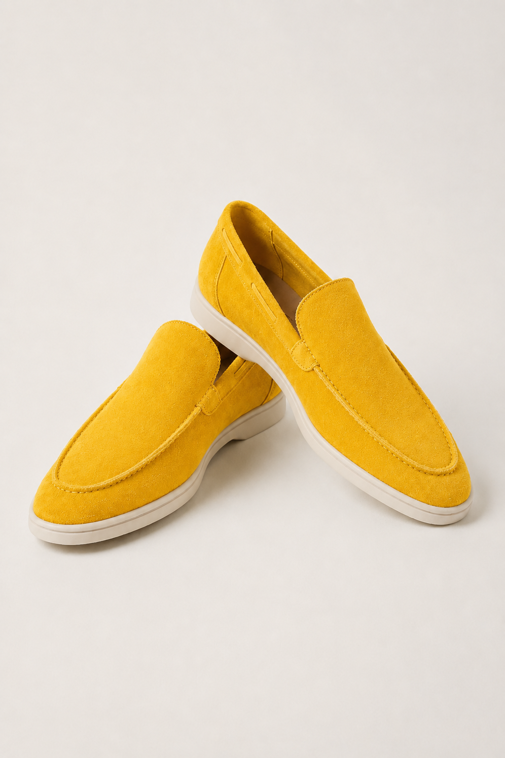 The Soriano Suede Loafer Yellow