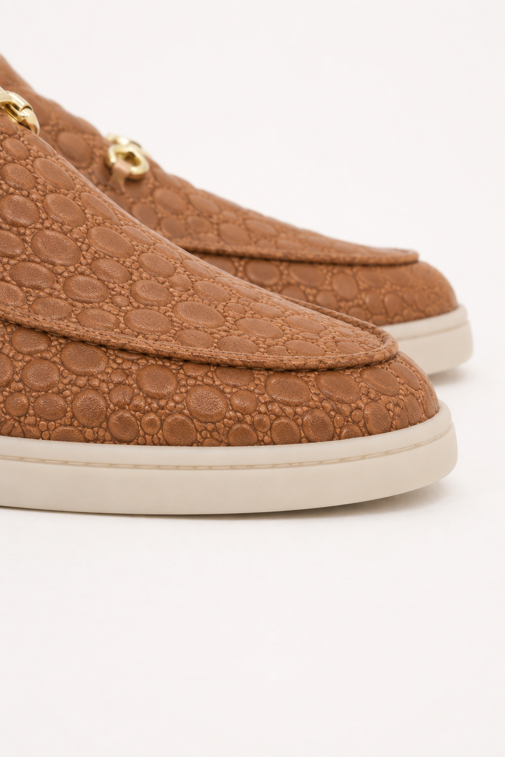 The Soriano Amalfi Croco Mule — Terracotta
