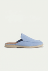 The Soriano Milano Suede Mule — Light Blue