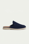 The Soriano Milano Suede Mule — Navy