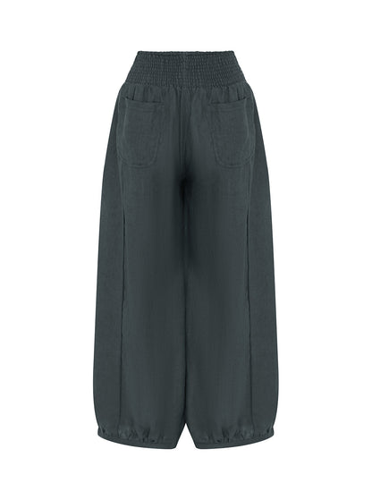 The Riviera Comfort balloon Pants – Charcoal