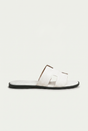 The Soriano Leather Sandal White