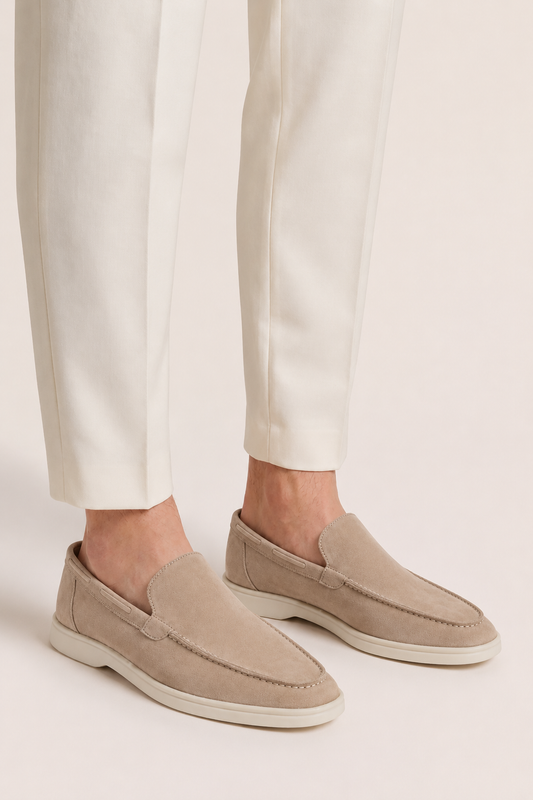 The Soriano Suede Loafer Beige
