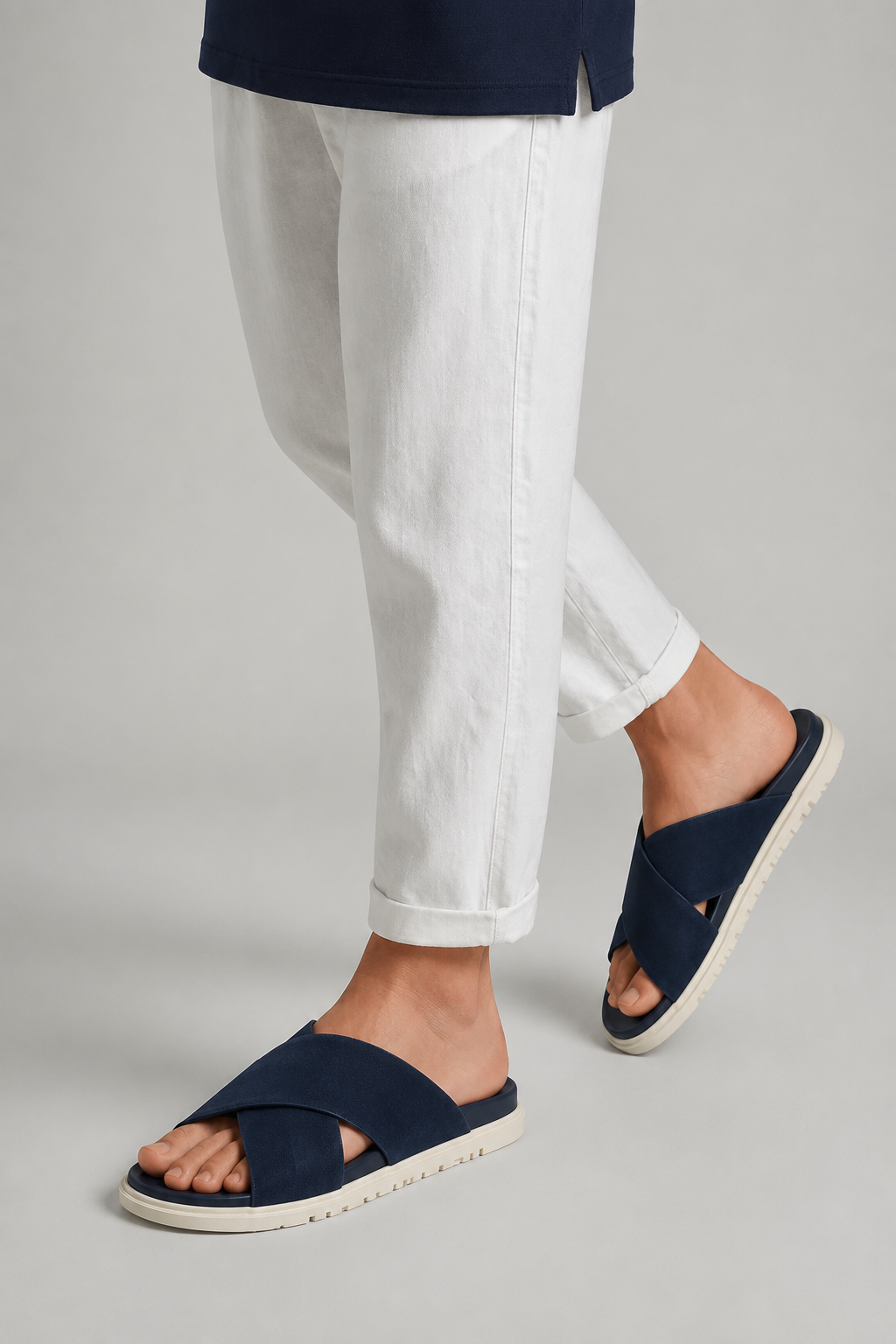 Soriano Crossover Slide Navy
