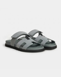 Soriano Taormina Suede Sandal Pietra