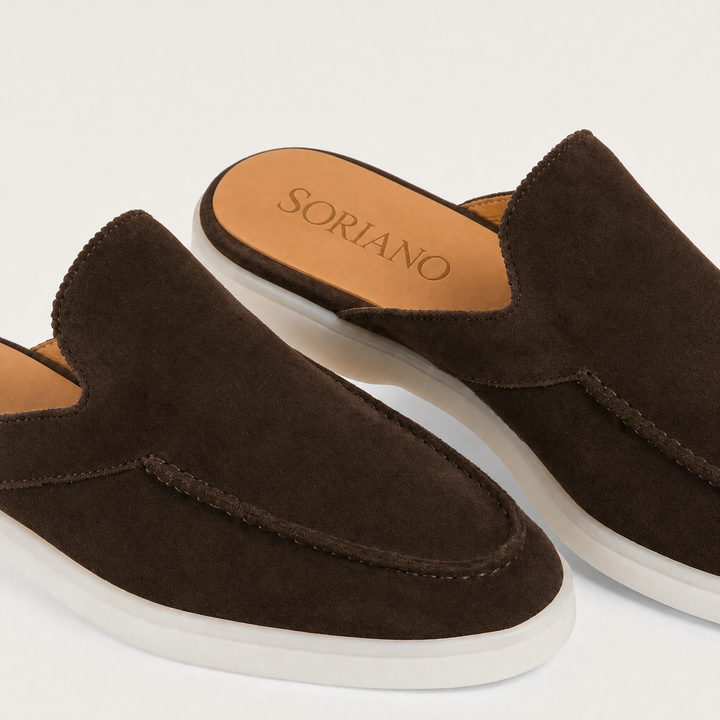 The Soriano Verona Moc-Toe Mule — Espresso