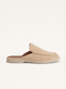 The Soriano Milano Suede Mule — Beige