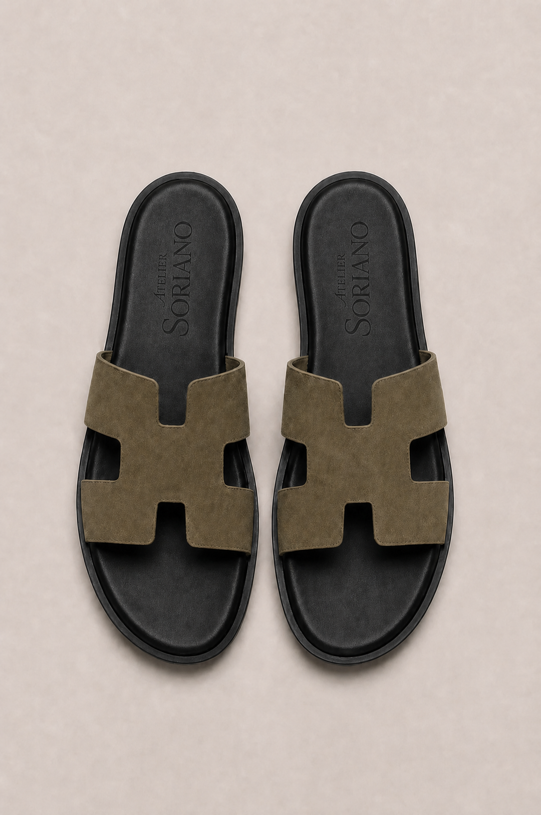 The Soriano Suede Sandal Olive