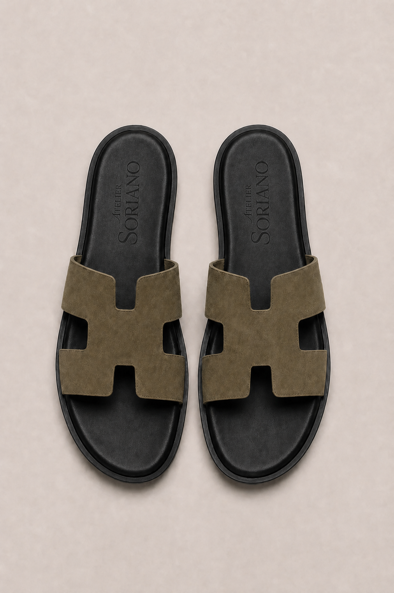 The Soriano Suede Sandal Olive