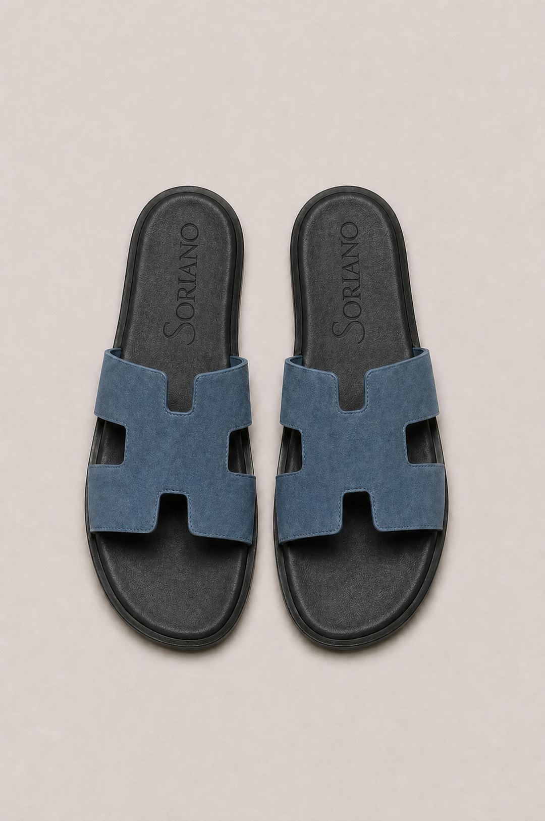 The Soriano Suede Sandal Blue
