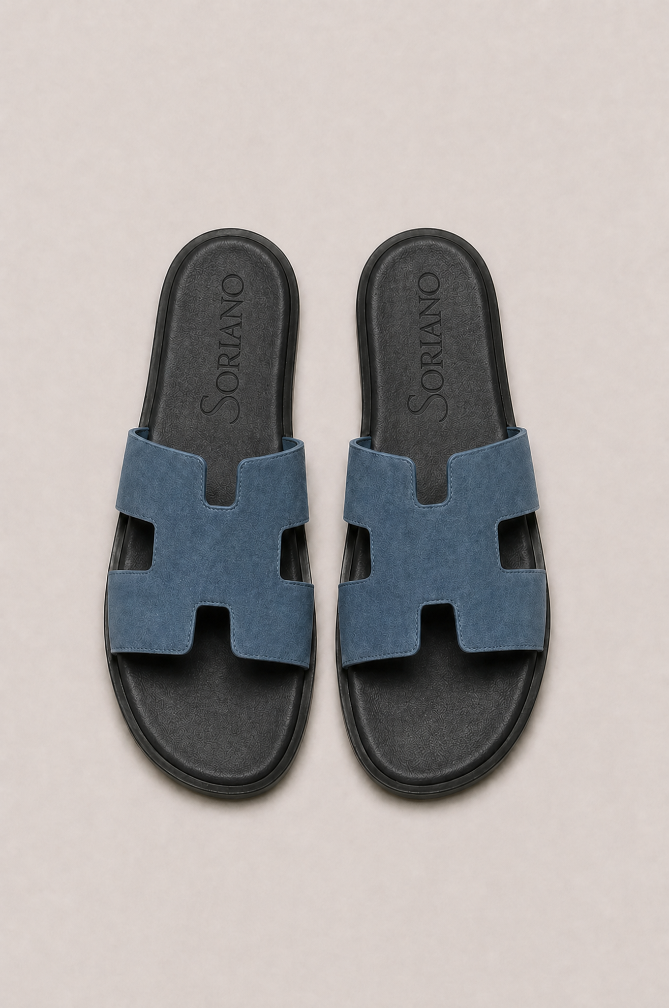 The Soriano Suede Sandal Blue