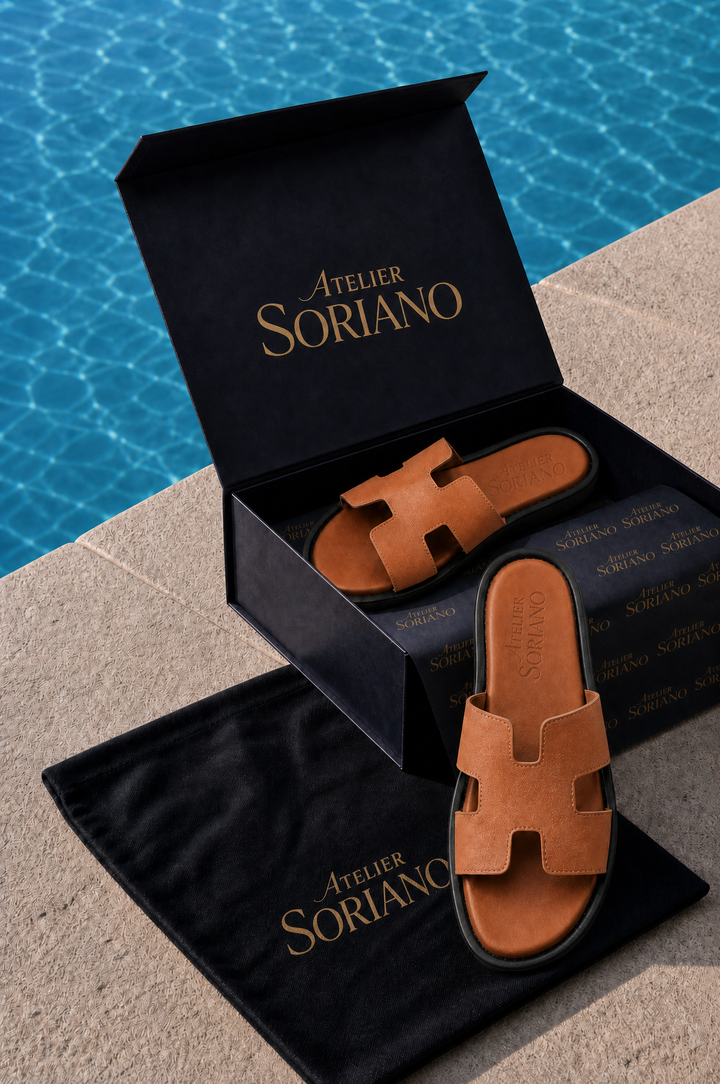 The Soriano Leather Sandal Brown