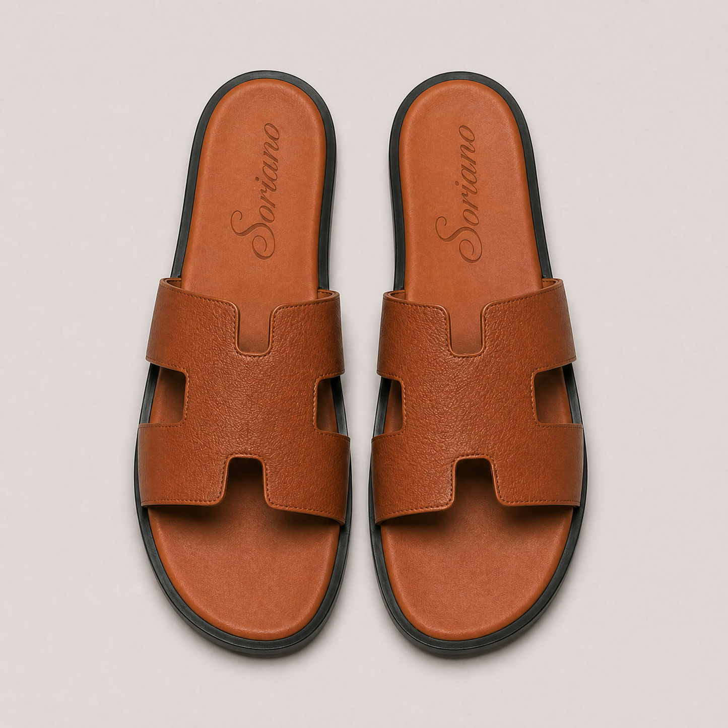 The Soriano Leather Sandal Brown