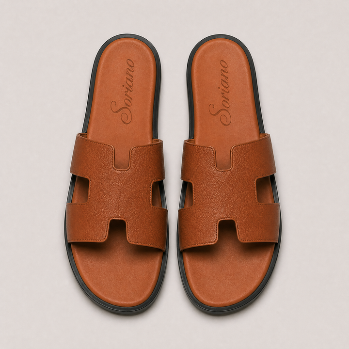The Soriano Leather Sandal Brown