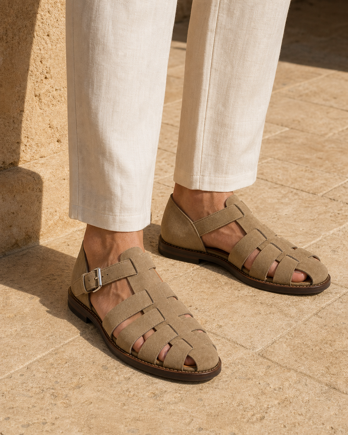 Soriano Positano Fisherman Sandal Sabbia