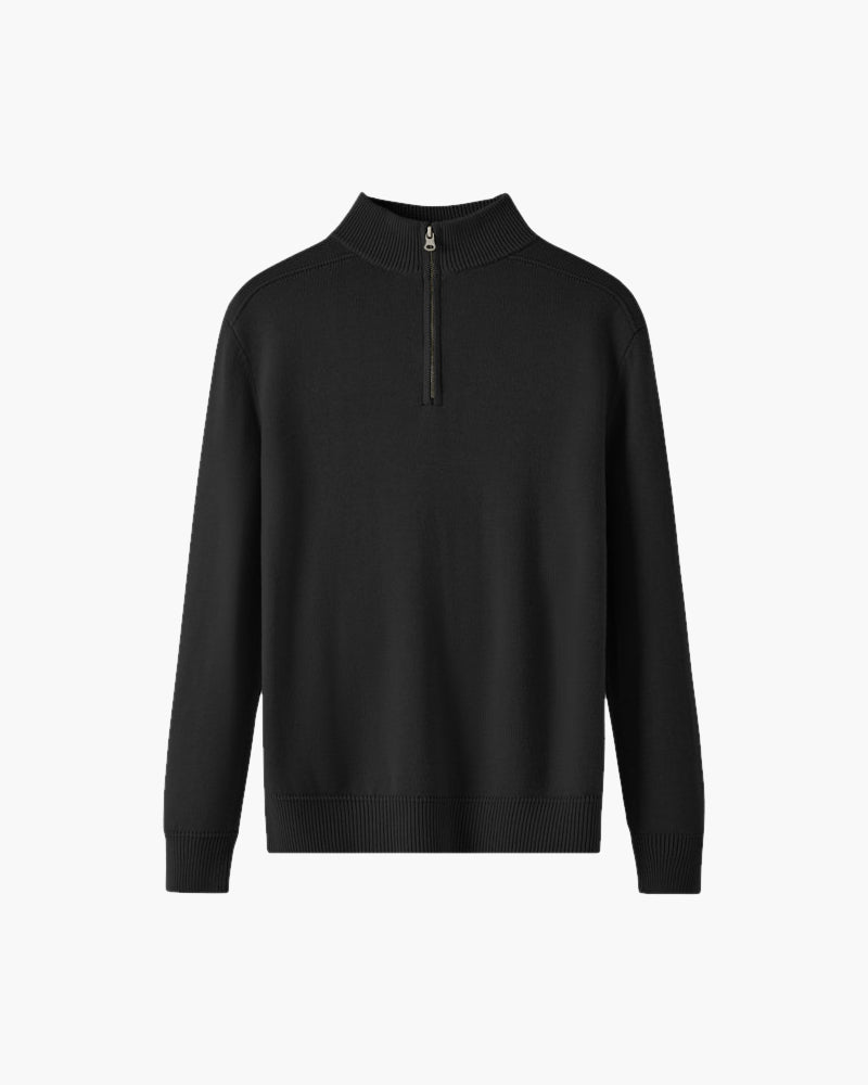 The Soriano Merino Wool Zip Up