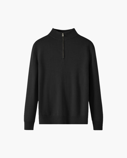 The Soriano Merino Wool Zip Up