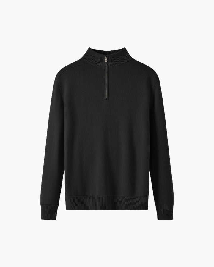 The Soriano Merino Wool Zip Up