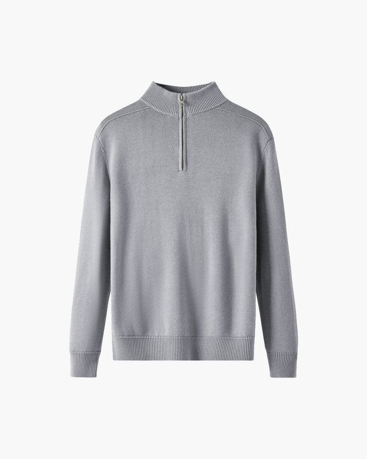 The Soriano Merino Wool Zip Up